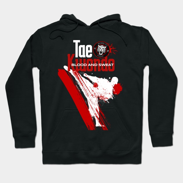 Taekwondo Combat shirt Hoodie by Sprialz0